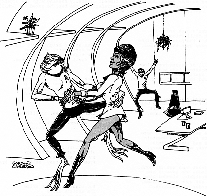 Uhura dancing with Schillian.