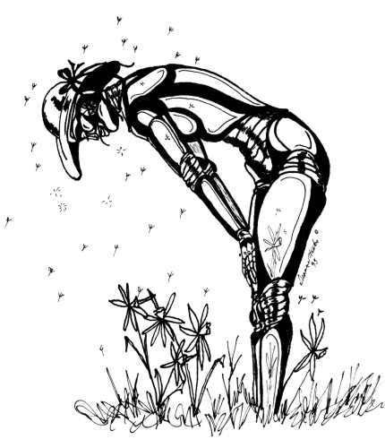 Flower Bot by Deanne Woods