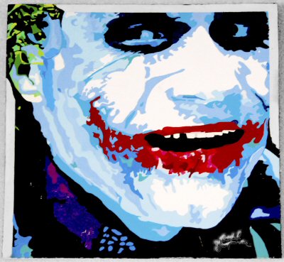 Painting The Joker by Raechel Gasparac