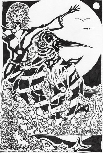 Artwork The Girl Who Became a Bird by Will Jacques