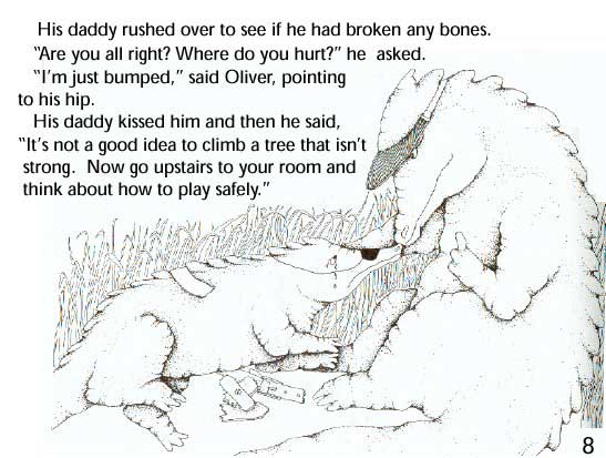 4th story page, Oliver, A Story About Adoption