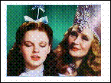 Glinda hypnotizes Dorothy