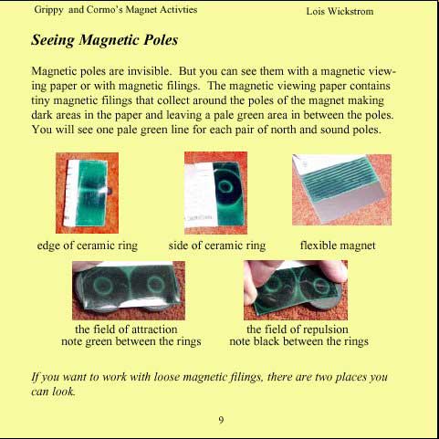 Grippy and Cormo's Magnet Activities - magnetic viewing paper