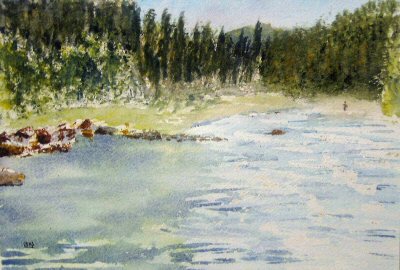 The Far Side painting by Bob Nunn