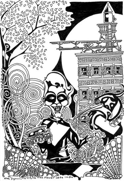 Drawing He Never Lets It Go by Will Jacques