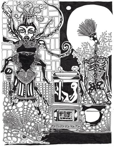 Artwork: The Queen of Cups by Will Jacques